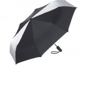 Зонт складной 5477 ColorReflex со светоотражающими клиньями, полуавтомат, черный