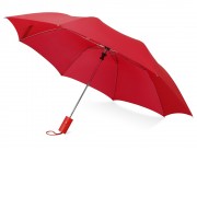 Зонт складной Tulsa, полуавтоматический, 2 сложения, с чехлом, красный