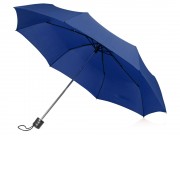 Зонт складной Columbus, механический, 3 сложения, с чехлом, кл. синий