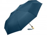Зонт складной 5429 ÖkoBrella из бамбука, полуавтомат, navy