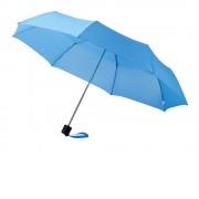 Зонт Ida трехсекционный 21,5, голубой