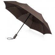 Зонт складной Ontario, автоматический, 3 сложения, с чехлом, коричневый