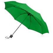 Зонт складной Columbus, механический, 3 сложения, с чехлом, зеленый