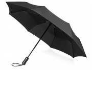Зонт складной Ontario, автоматический, 3 сложения, с чехлом, черный