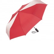 Зонт складной 5477 ColorReflex со светоотражающими клиньями, полуавтомат, красный