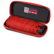 Зонт складной Frisco, механический, 5 сложений, в футляре, красный (P)