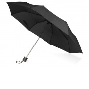 Зонт складной Columbus, механический, 3 сложения, с чехлом, черный