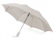 Зонт складной Tulsa, полуавтоматический, 2 сложения, с чехлом, серый