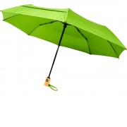 Автоматический складной зонт Bo из переработанного ПЭТ-пластика, лайм