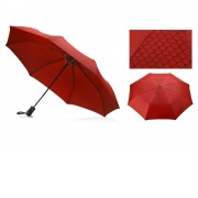 Зонт-полуавтомат складной Marvy с проявляющимся рисунком, красный