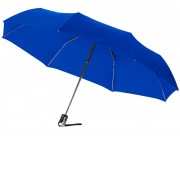 Зонт Alex трехсекционный автоматический 21,5, ярко-синий