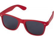 Солнцезащитные очки Sun Ray из переработанной пластмассы, красный