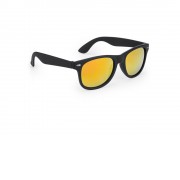 Солнцезащитные очки CIRO с зеркальными линзами, черный/желтый