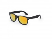 Солнцезащитные очки CIRO с зеркальными линзами, черный/апельсин