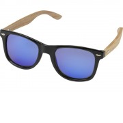 Hiru, зеркальные поляризованные солнцезащитные очки в оправе из переработанного PET-пластика/дерева в подарочной коробке, дерево