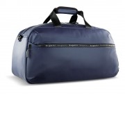 Сумка спортивная BUGATTI Blanc, синяя, тарпаулин/полиэстер, 52х26х27,5 см