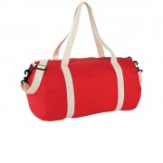 Хлопковая сумка Barrel Duffel, красный/бежевый