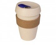 Стакан из пшеничного волокна с двойными стенками Pino, синий