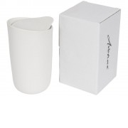 Керамический стакан Mysa с двойными стенками объемом 400 мл, белый