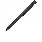 Ручка-стилус металлическая шариковая многофункциональная (6 функций) Multy, черный