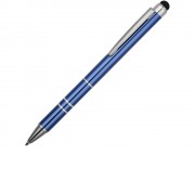 Ручка-стилус шариковая Charleston, синий, черные чернила