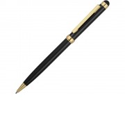 Ручка шариковая Голд Сойер со стилусом, черный