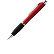 Ручка-стилус шариковая Nash со стилусом, красный, черные чернила