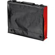 Сумка Атташе, черный/красный