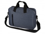 Сумка для ноутбука Wing с вертикальным наружным карманом, синий