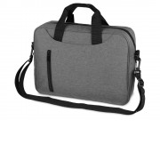 Сумка для ноутбука Wing с вертикальным наружным карманом, серый (Р)