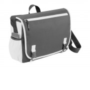 Сумка Punch для ноутбука 15,6, серый/белый