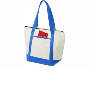 Сумка-холодильник Lighthouse, натуральный/синий