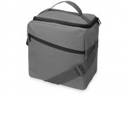 Изотермическая сумка-холодильник Classic c контрастной молнией, серый/черный