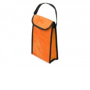 Сумка-холодильник Reviver на липучке из нетканого переработанного материала, оранжевый