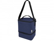 Tundra, сумка-холодильник из переработанного PET-пластика, для обеда, на 9 банок - Heather navy