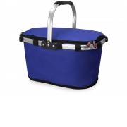 Изотермическая сумка-холодильник FROST складная с алюминиевой рамой, синий