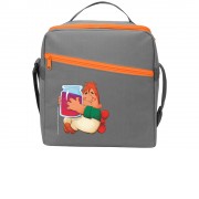 Сумка-холодильник Карлсон, серый/оранжевый