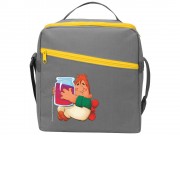 Сумка-холодильник Карлсон, серый/желтый