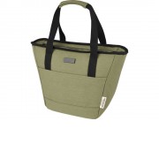 Пищевая сумка-холодильник Joey из брезента, переработанного по стандарту GRS, объемом 6 л на 9 банок, оливковый