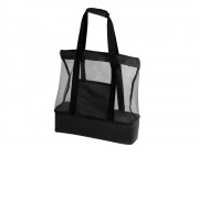 Сумка для шопинга и пляжа Coolmesh с изотермическим отделением внизу, черный