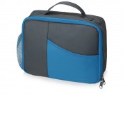 Изотермическая сумка-холодильник Breeze для ланч-бокса, серый/голубой