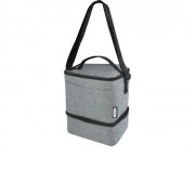 Tundra, сумка-холодильник из переработанного PET-пластика, для обеда, на 9 банок, серый яркий