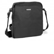 Сумка кросс-боди BUGATTI Contratempo, чёрная, нейлон, 24х7х25 см, 3 л