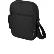 Byron сумка через плечо из переработанных материалов по стандарту GRS объемом 2 л - Черный