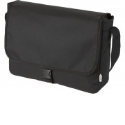 Omaha, сумка через плечо из переработанного PET-пластика, черный