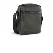 Сумка наплечная BUGATTI Blanc, оливковая, тарпаулин/полиэстер, 17х4,5х21 см