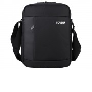 Сумка кросс-боди TORBER, черный, нейлон, 21,5 х 17 х 6 см