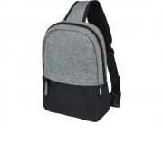 Двухцветная сумка на одно плечо Reclaim объемом 3,5 л, изготовленная из переработанных материалов по стандарту GRS , серый яркий