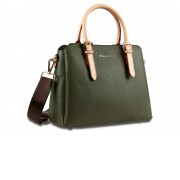 Сумка женская BUGATTI Ella, оливковая, полиуретан, 30х12х23 см