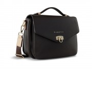 Сумка женская BUGATTI Ella, тёмно-коричневая, полиуретан, 29х10х22 см